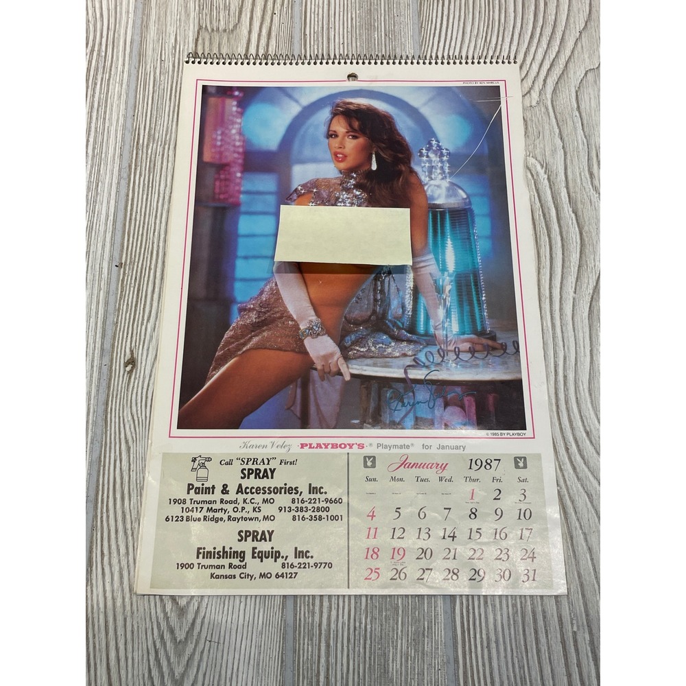 Vintage 1987 Playboy Playmate Wall Calendar Ken Marcus Photography Kansas City